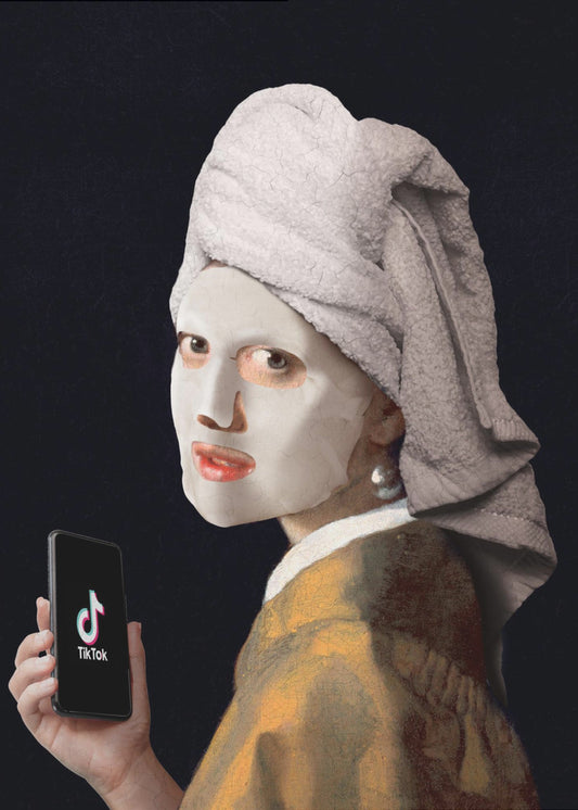 Girl with TikTok | Poster