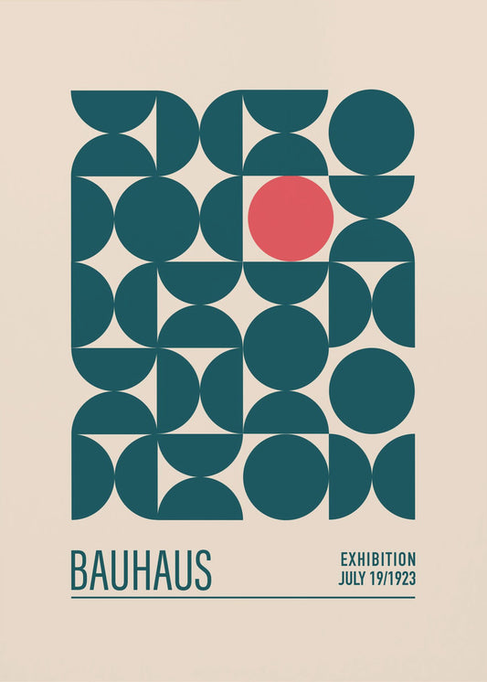 Bauhaus Mavi Kureler | Canvas