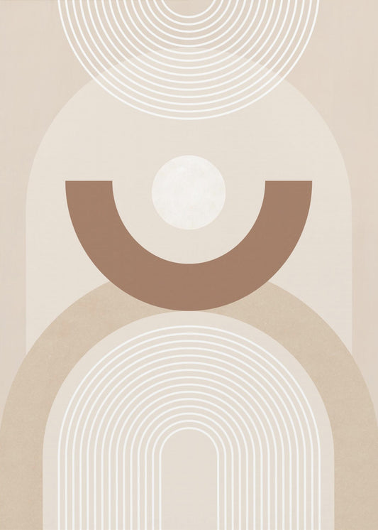 Beige de mediados de siglo Posters  - Impresiones de Arte | Impresiones en Lienzo