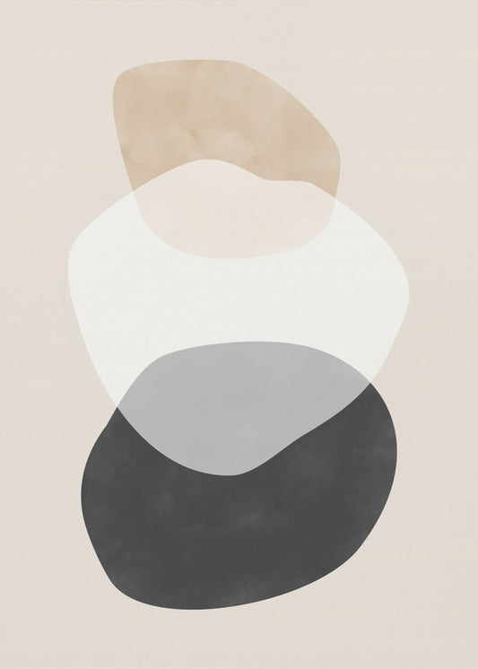 Formes Boho Beiges | Tableaux sur Toile