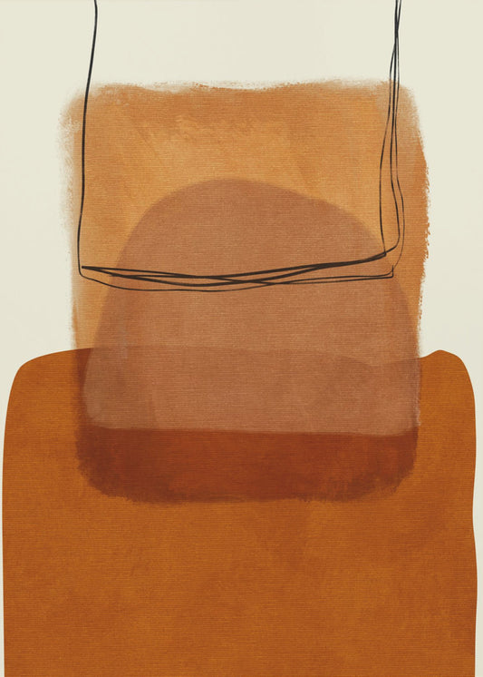 Painted Lines Desatur Kopie | Poster