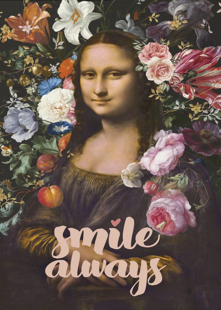 Smil altid, Mona Lisa | Lærredsbilleder
