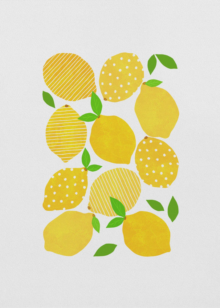 Multitud de limones | Posters  - Impresiones de Arte