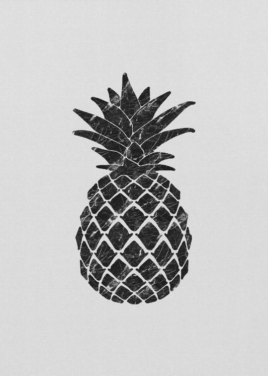 Marmor Ananas | Plakater - Kunsttrykk