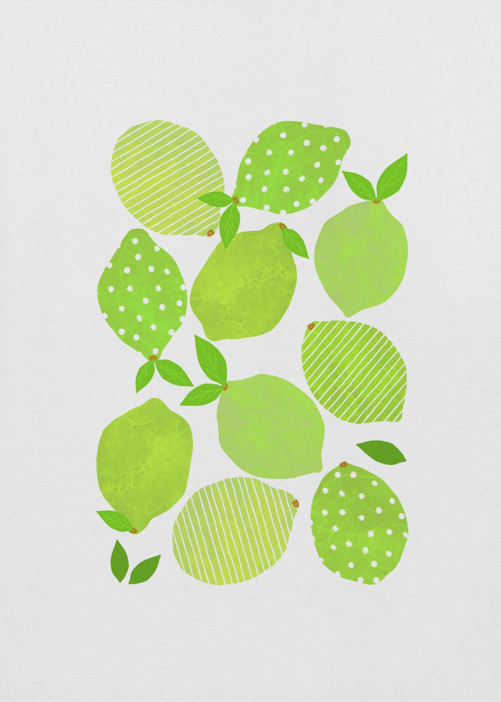 Multitud de limas | Posters  - Impresiones de Arte