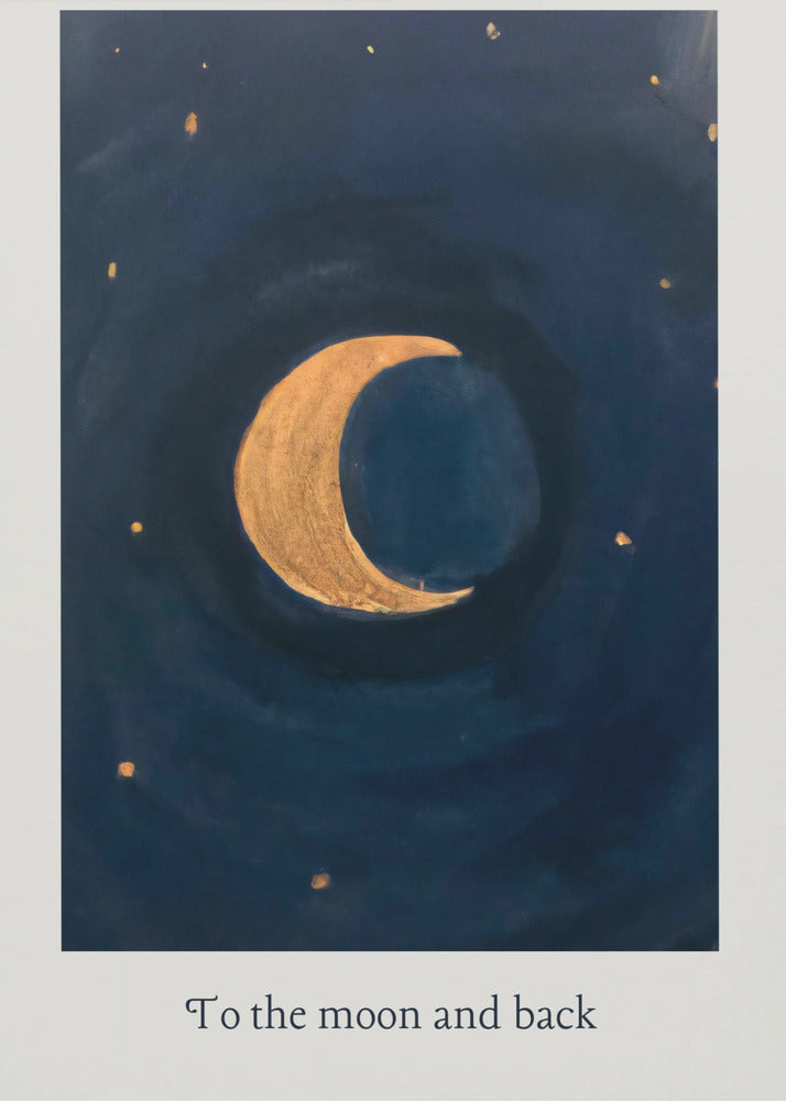 A la luna y de regreso | Impresiones en Lienzo