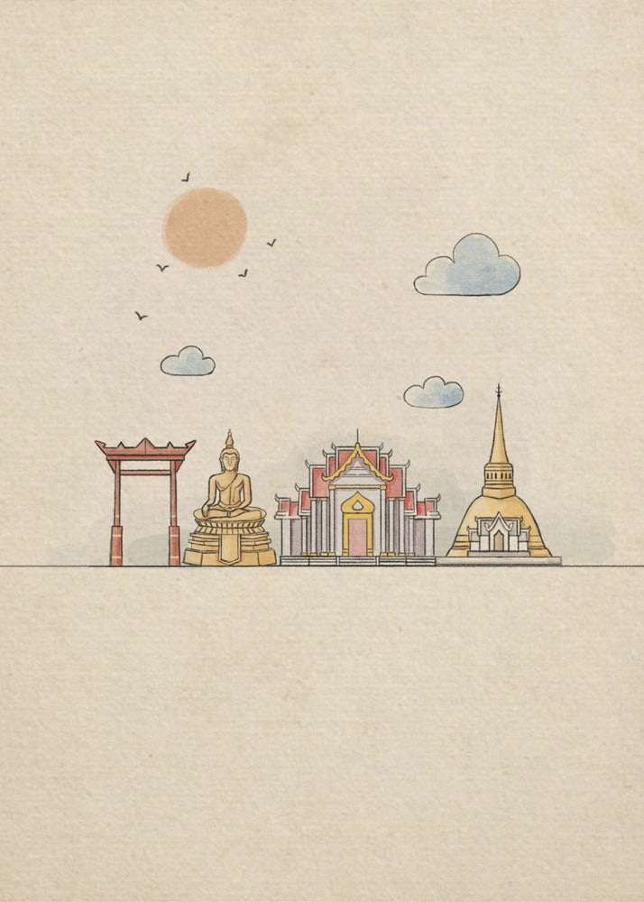 Erstaunliches Bangkok | Leinwand-Bilder