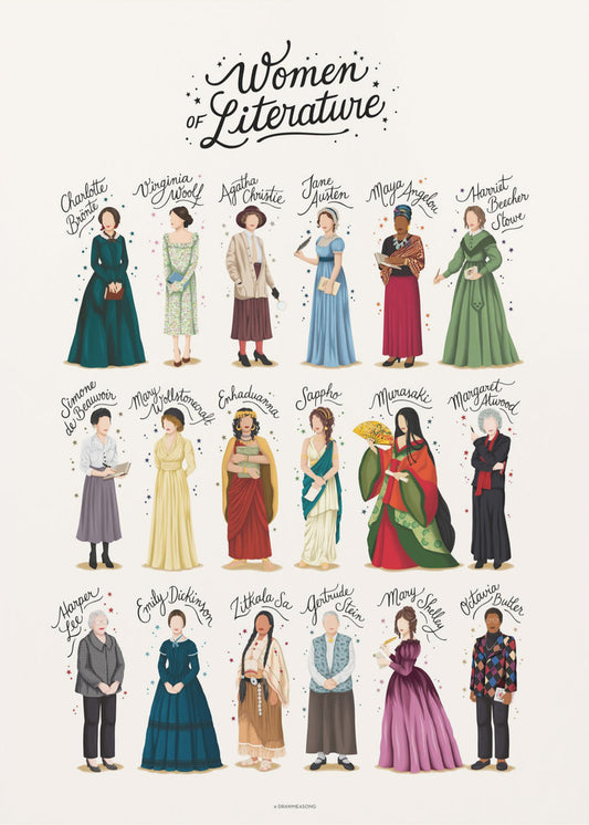 Mujeres de la literatura | Impresiones en Lienzo