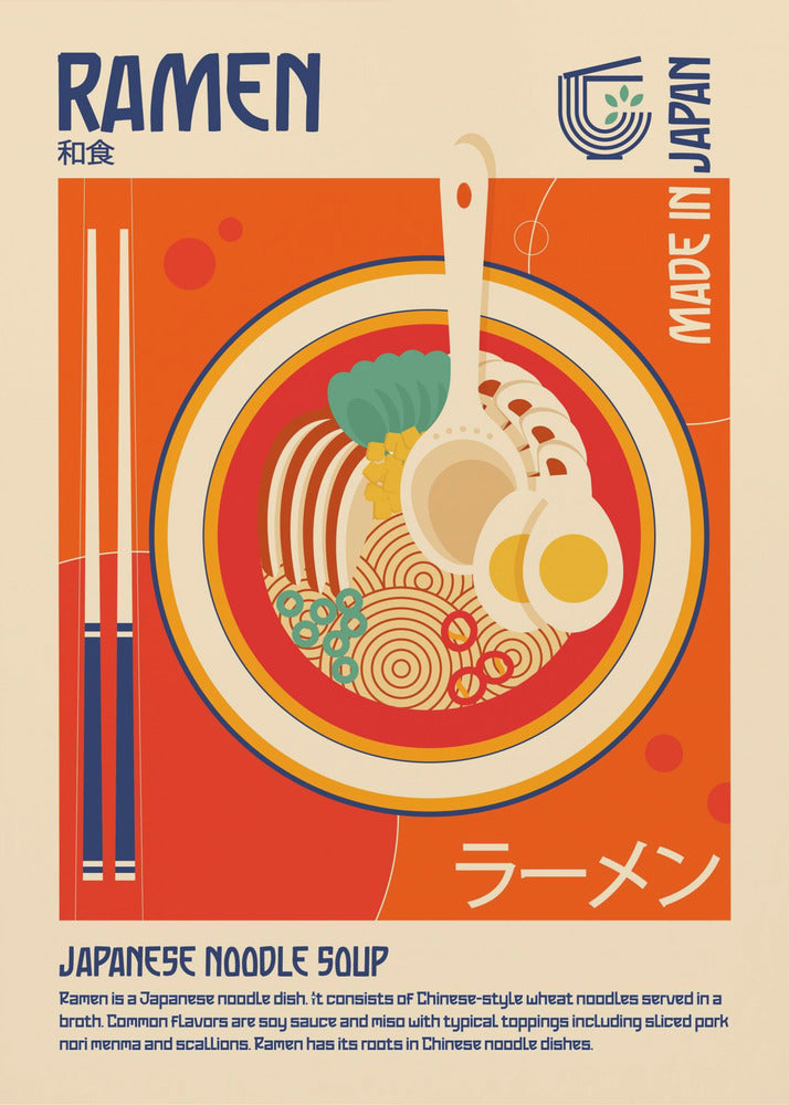 Ramen Japans eten Afdrukken | Canvasprints