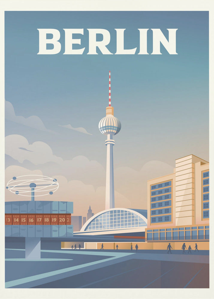 Reisetrykk fra Berlins bylandskap | Lerretsbilder