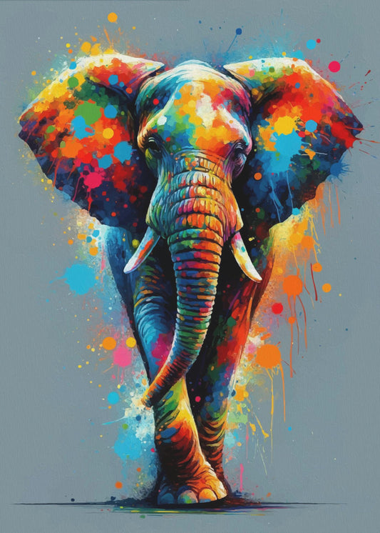 L'elefante | Stampe su Tela