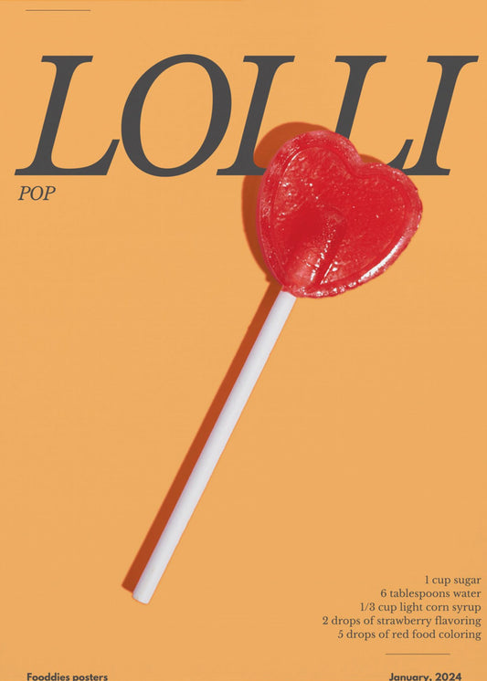 Heart Lollipop | Poster