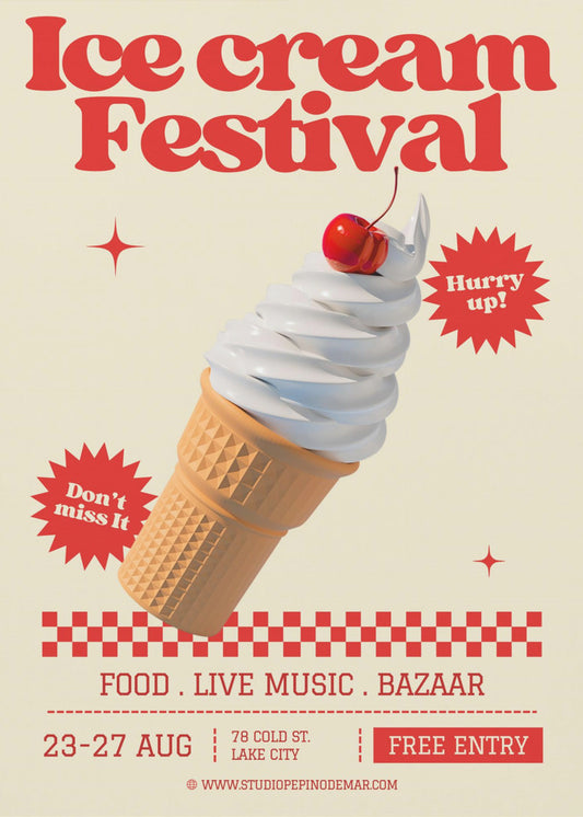 Ice Cream Festival | Poster