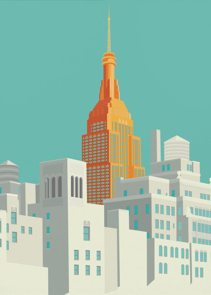 New York-vyn från höjdpunkterna | Canvas