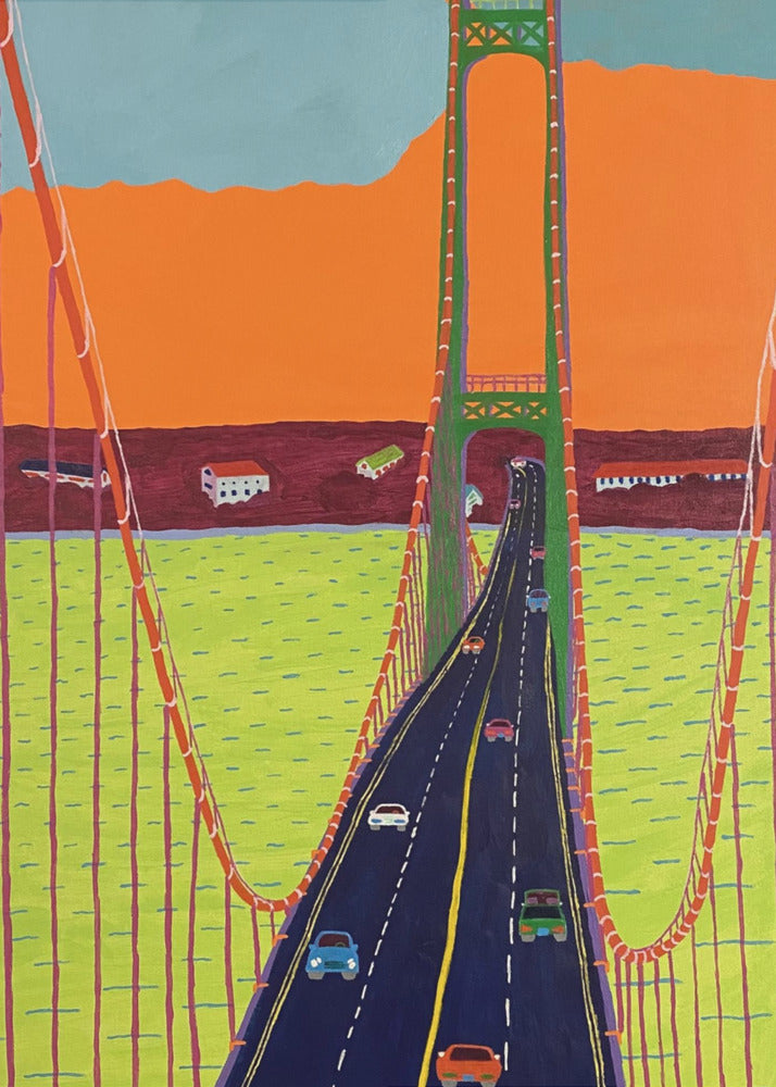 Puente Mackinac | Impresiones en Lienzo