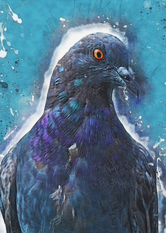 Animal Dove Bird Watercolor Animal Art | Poster