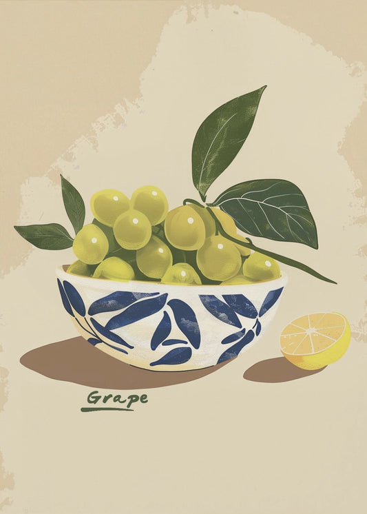 Bowl of Grapes | Poster
