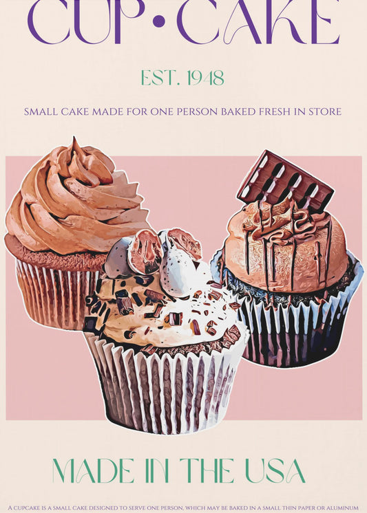 Dekadente Cupcakes | Poster