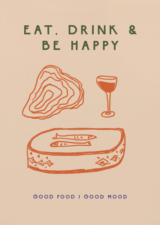 Eatdrinkbehappy | Poster