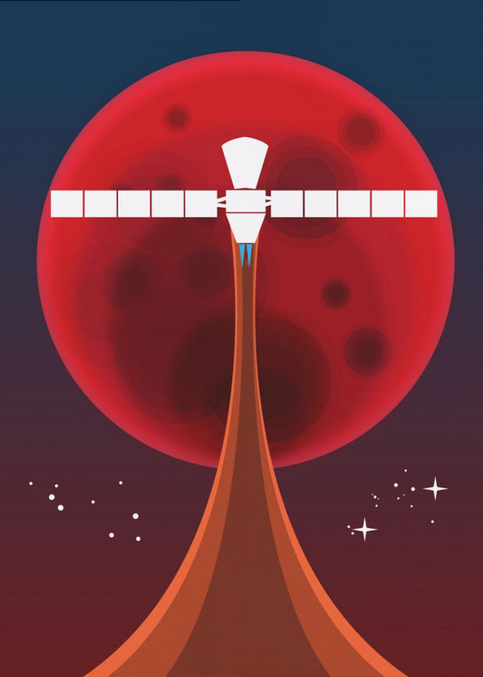 Mars Rymdkonst | Canvastavla