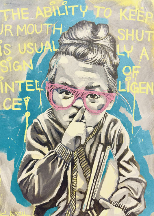 Silent Wisdom Kid | Canvas