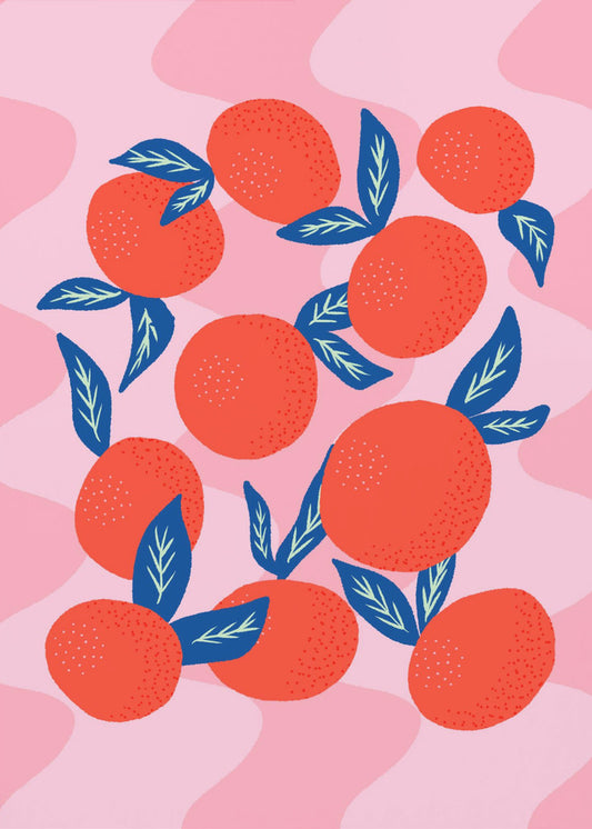 Vibrant Tangerines | Canvas