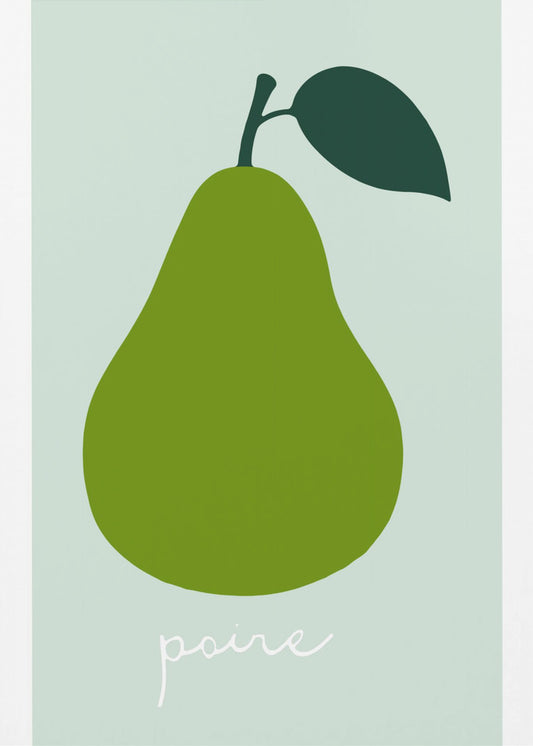 La Poire (Bright Green) | Canvas