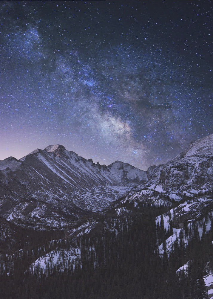 Milky Way over Longs Peak | Canvas