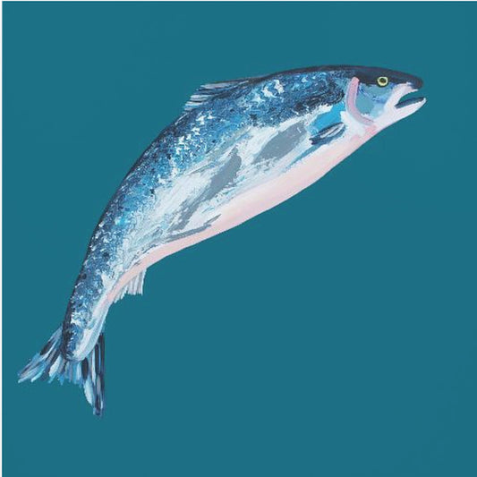 Springender Lachs | Poster