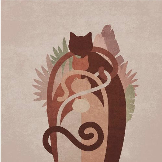 Cat Gang Boho Copy | Poster