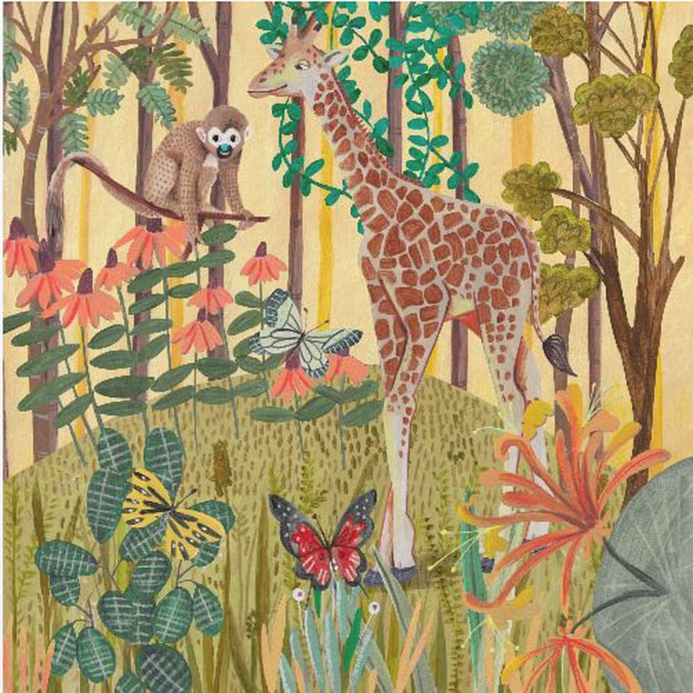 Giraff i naturen | Canvas