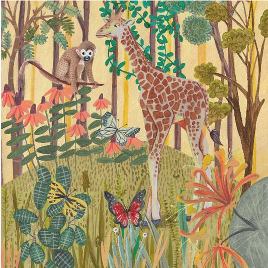 Giraf in de natuur | Canvasprints