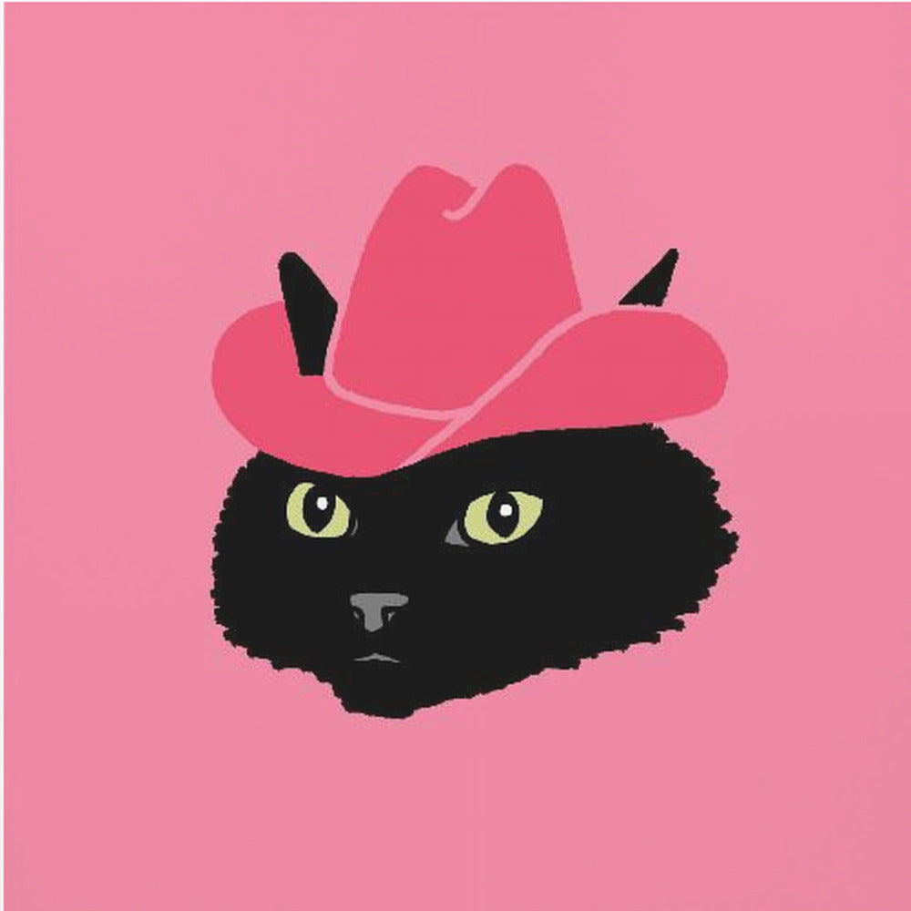 Marcy Den Söta Cowgirlkatten | Canvas
